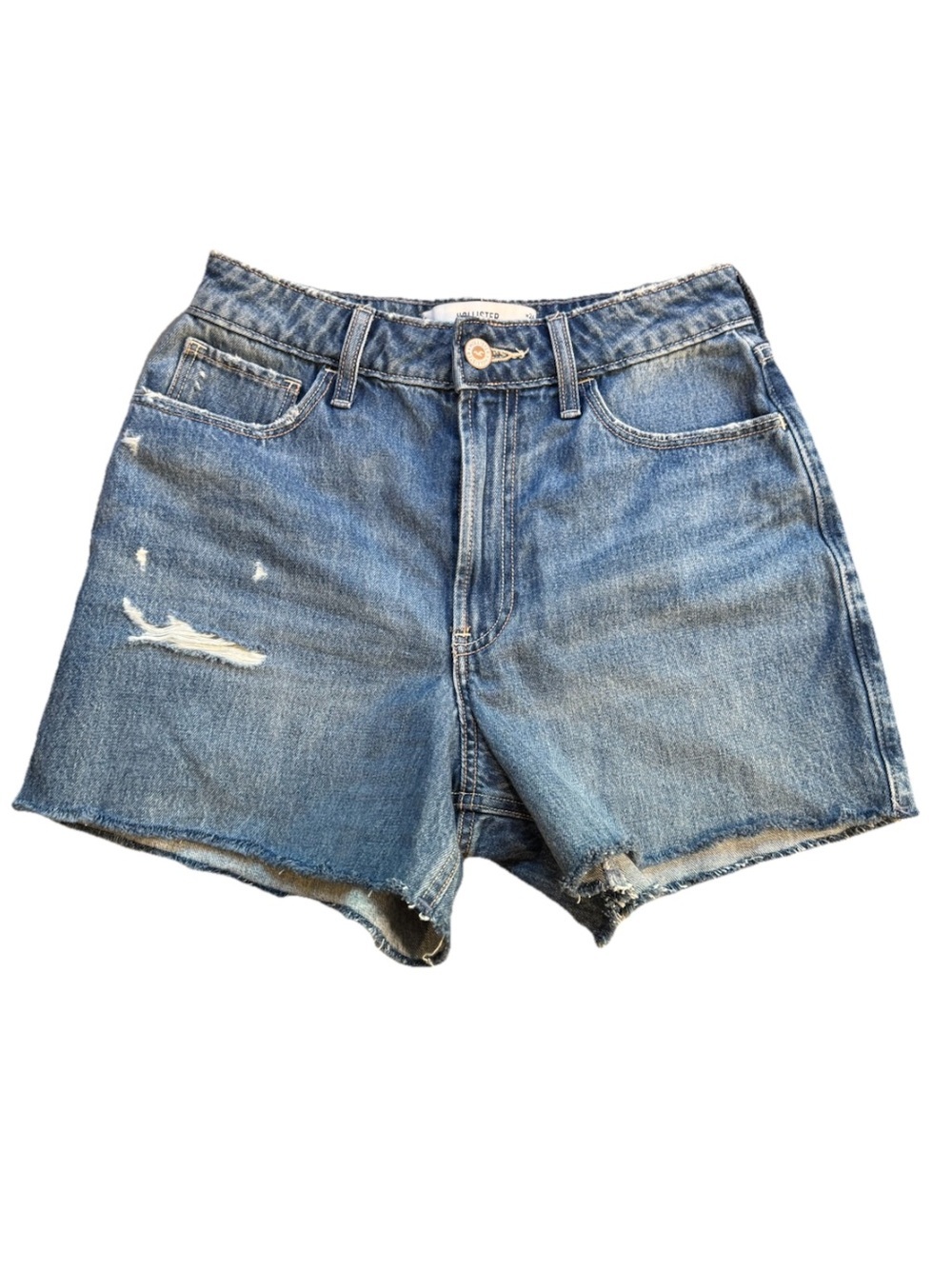 Hollister Womens Size 2 US 26 Ultra High Rise 90s Jean Denim Shorts Preppy F14